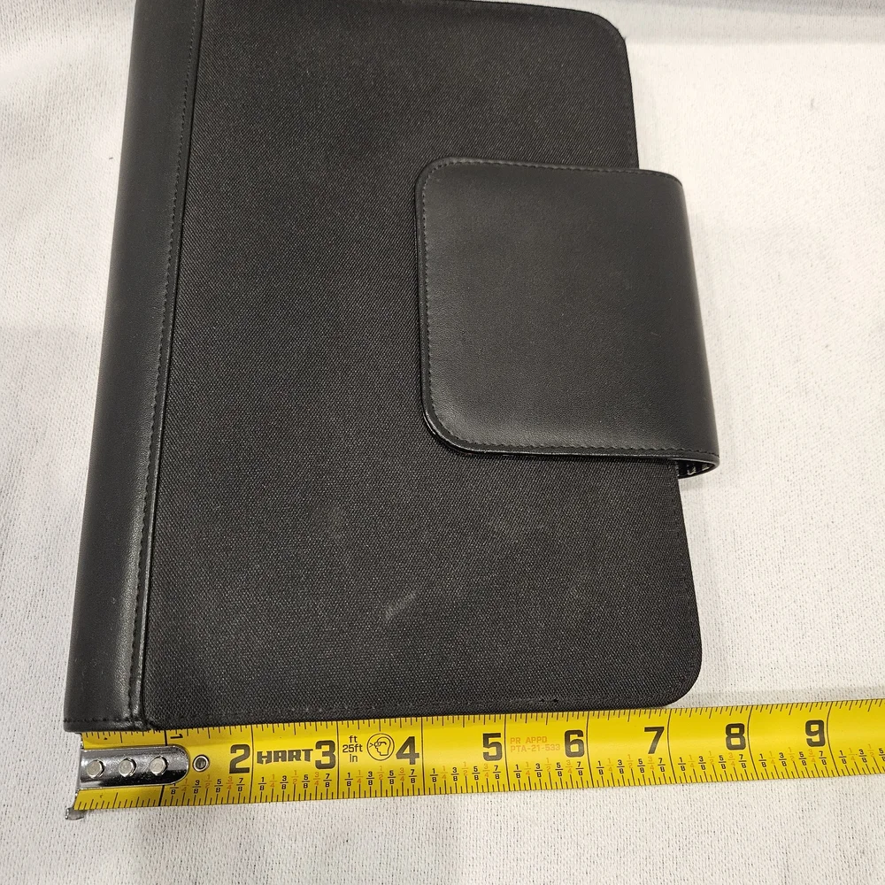 Franklin Covey Black Leather Organizer